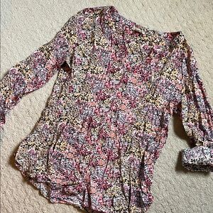 Jane and Delancey Multicolor Floral Blouse